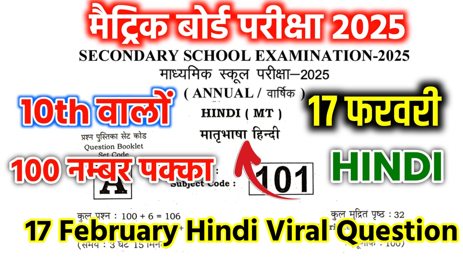 Class 10 Hindi 17 February Vvi